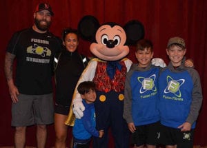 Hill Family at Disney! Fusion Fitness Memphis